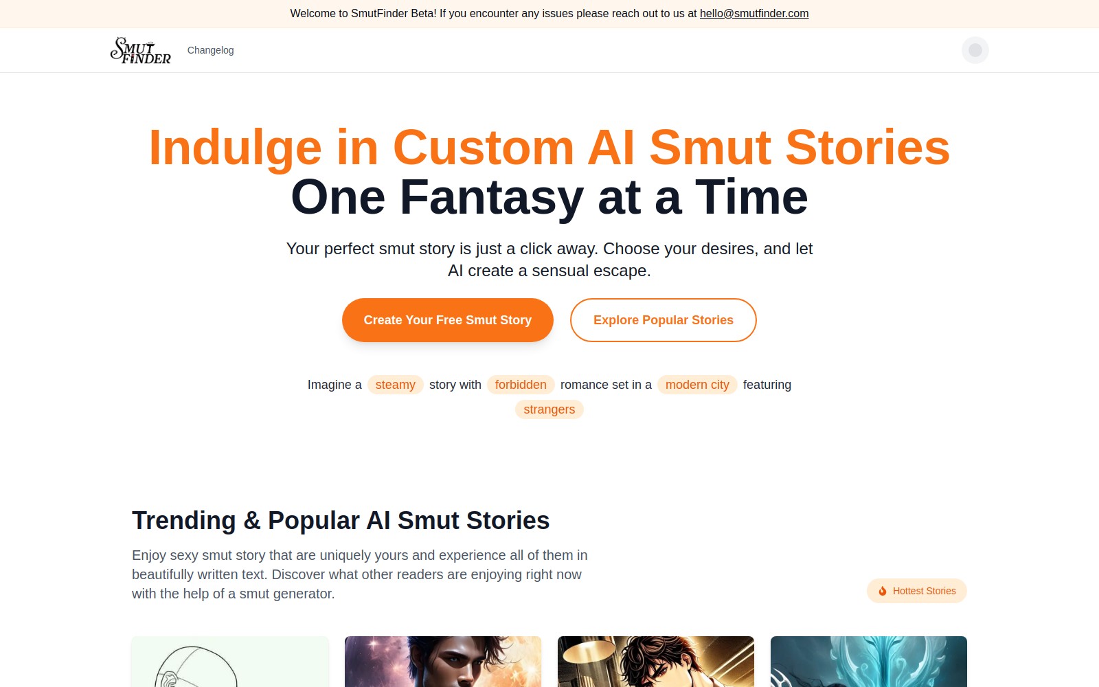 Smutfinder Smutfinder - SmutFinder cho phép người dùng tạo ra những câu ch