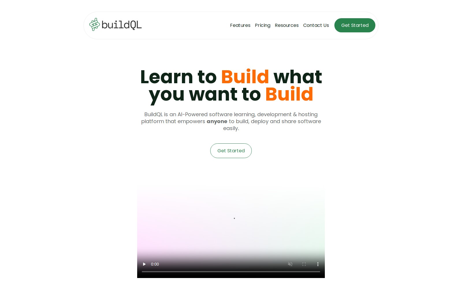 BuildQL BuildQL - BuildQL은 사용자 기술 수준에 맞춘 AI 기반 가이드를 제공하며 무제한 프로젝트 및