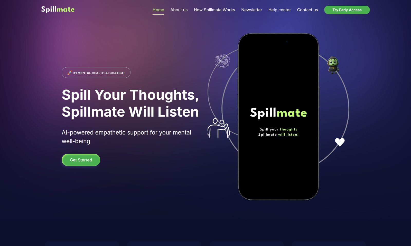 Spillmate Spillmate - Chatbot alimenté par l'IA offrant un soutien au bi