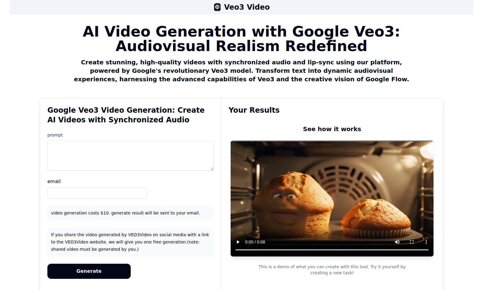 Veo3Video Veo3Video - Entdecken Sie, wie Google Veo3 die Videoproduktion