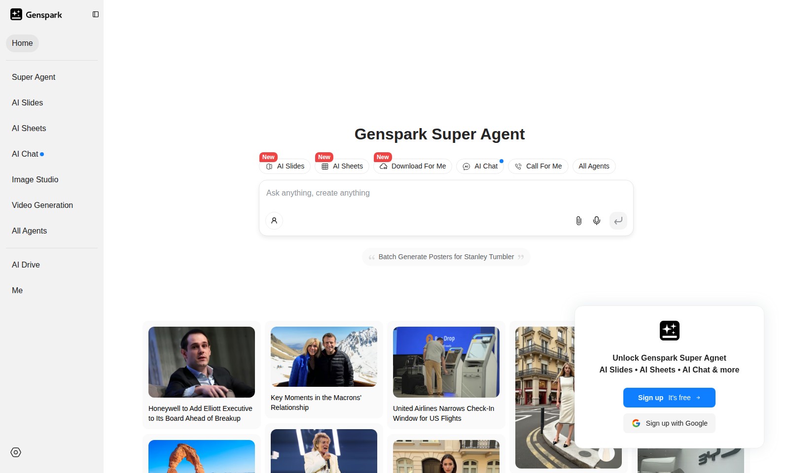 Genspark Genspark - Entdecken Sie KI-gestützte Tools zur Erstellung vo