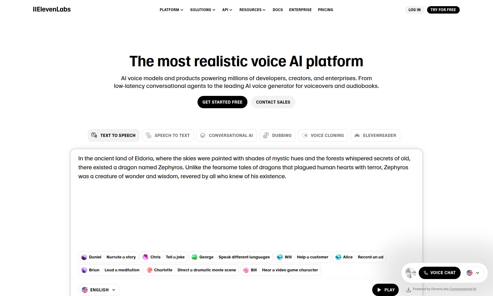 ElevenLabs ElevenLabs - Entdecken Sie ElevenLabs, die führende Plattform f