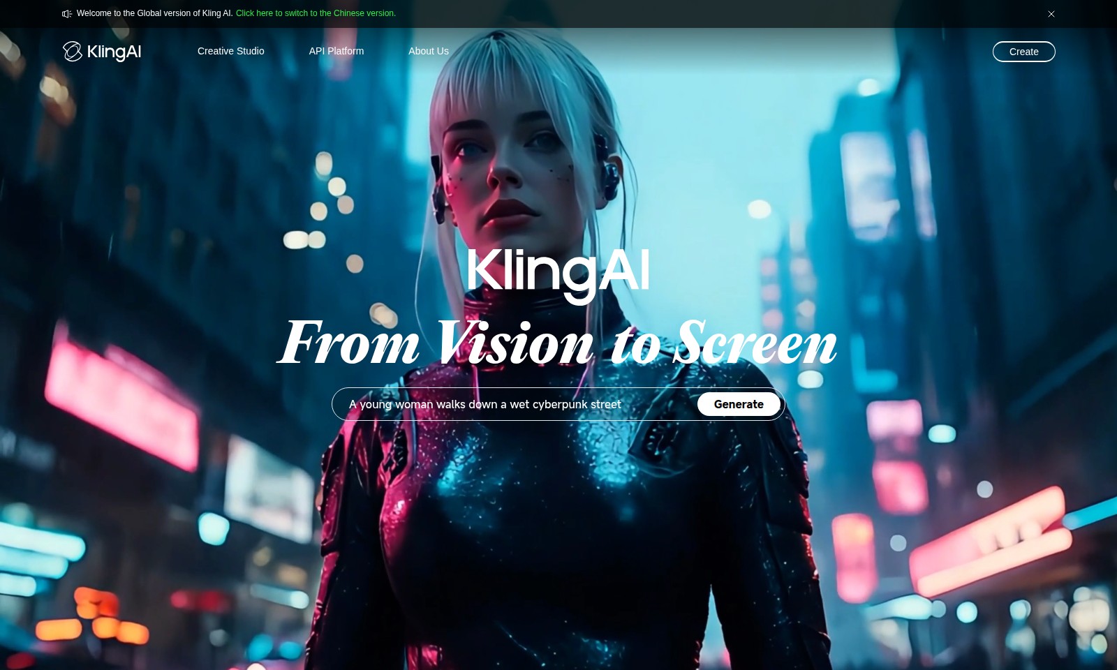 Kling AI Kling AI - Kling AI offre des outils et un soutien aux créate