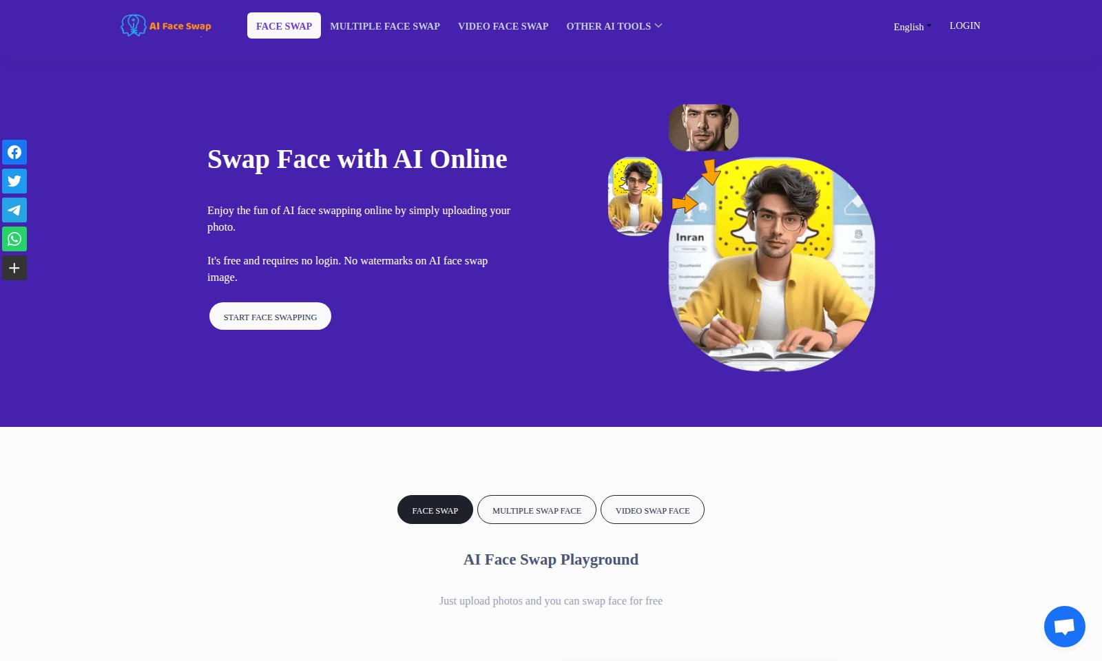 AI Face Swap AI Face Swap - 楽しくリアルなAI顔交換をオンラインで体験しましょう。誰にでも簡単に変身し、ミームを作成して友達と共