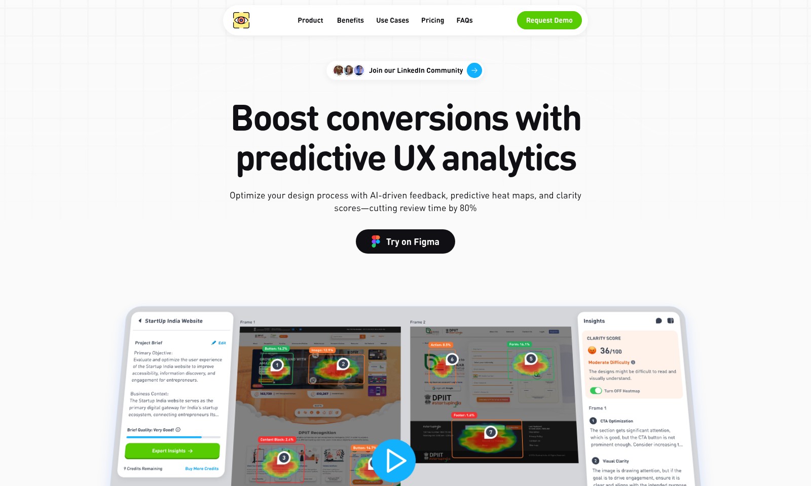 ClarityUX ClarityUX - ClarityUX verwandelt Designprüfungen mit prädiktiv