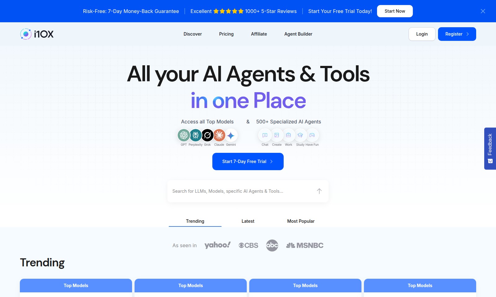 i10X i10X - i10X ofrece varios agentes y modelos de IA especia