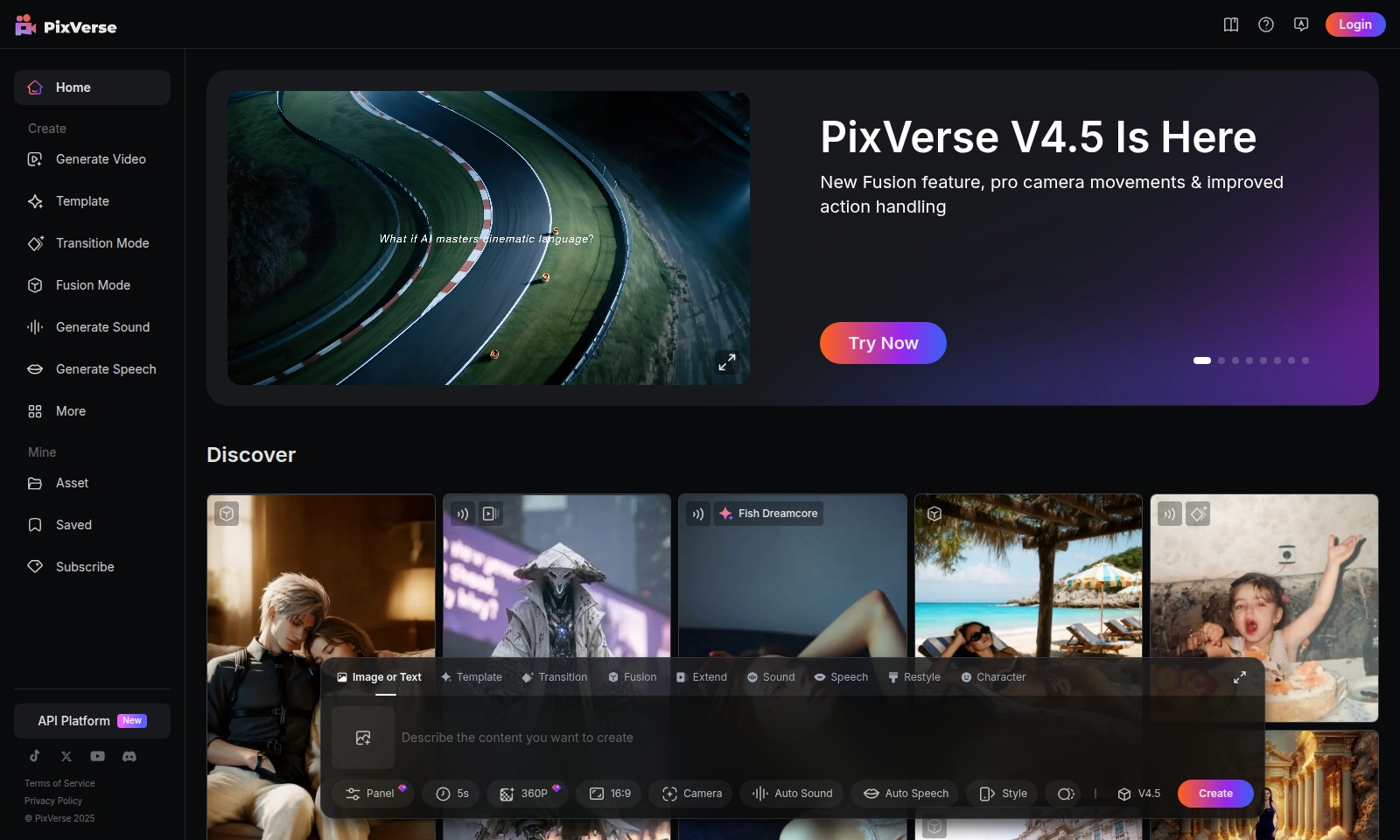 PixVerse PixVerse - Khám phá nền tảng PixVerse để tìm kiếm các công cụ