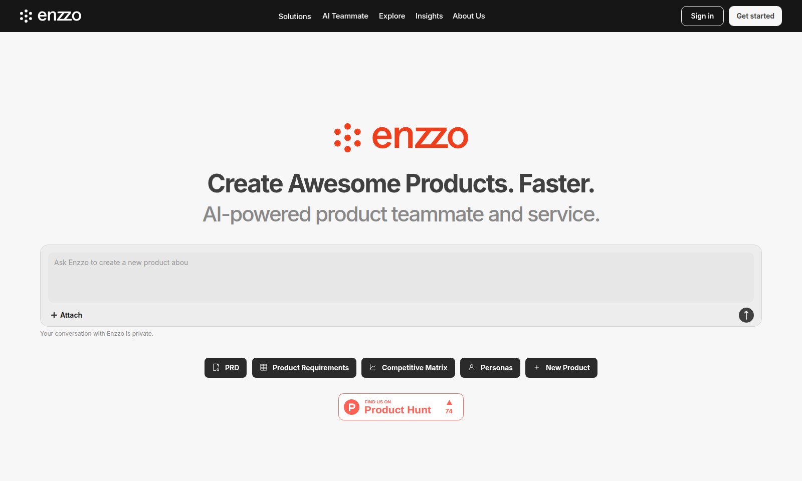 Enzzo AI Enzzo AI - Explore Enzzo's AI-driven capabilities to streamli