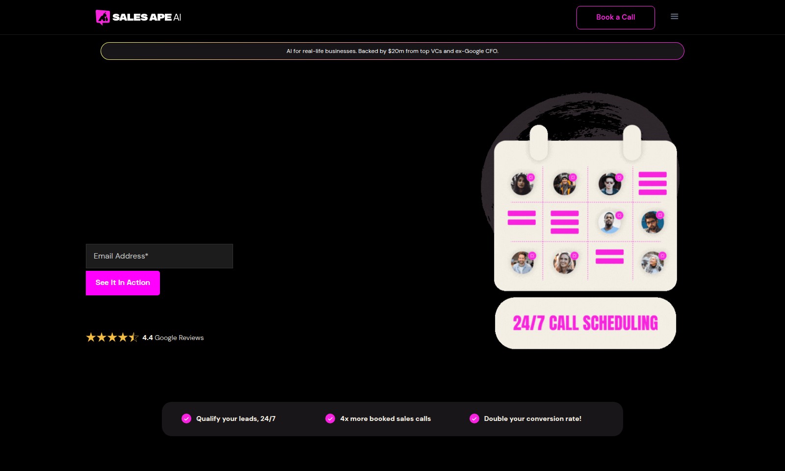 SalesAPE AI SalesAPE AI - SalesAPE cung cấp giải pháp AI 24/7 cho việc xác đ