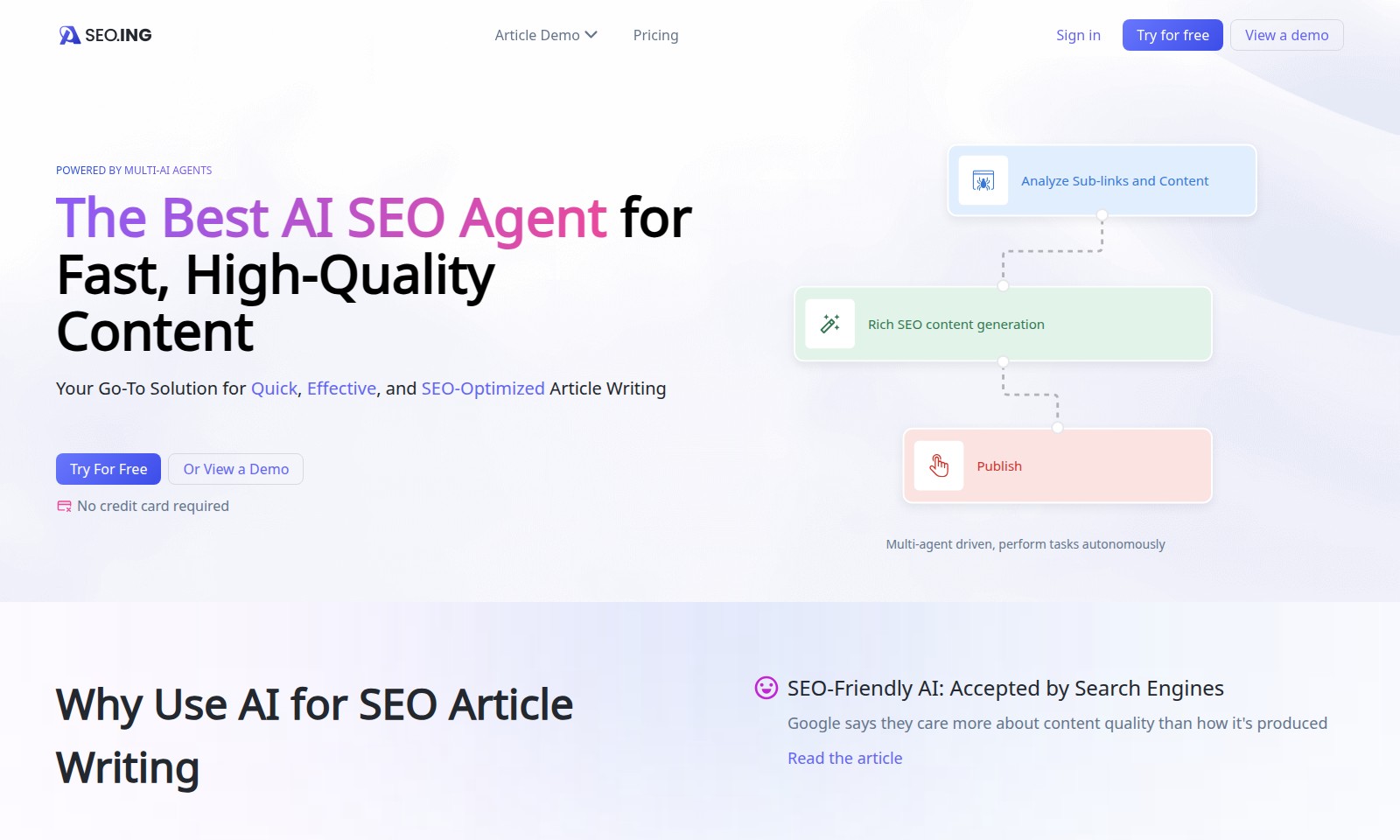 SEOING SEOING - SEO.ing propose une plateforme innovante pour géné