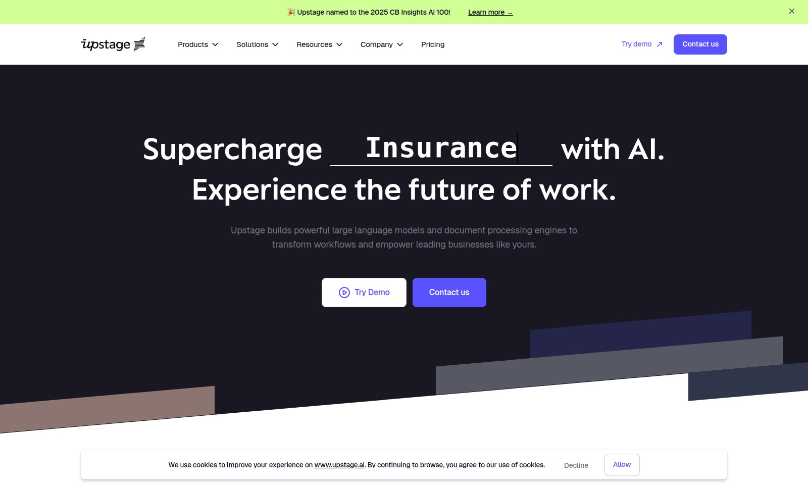 Upstage AI Upstage AI - 업스테이지는 워크플로우를 최적화하는 강력한 AI 모델을 구축하며, 혁신과 우수성으로 202