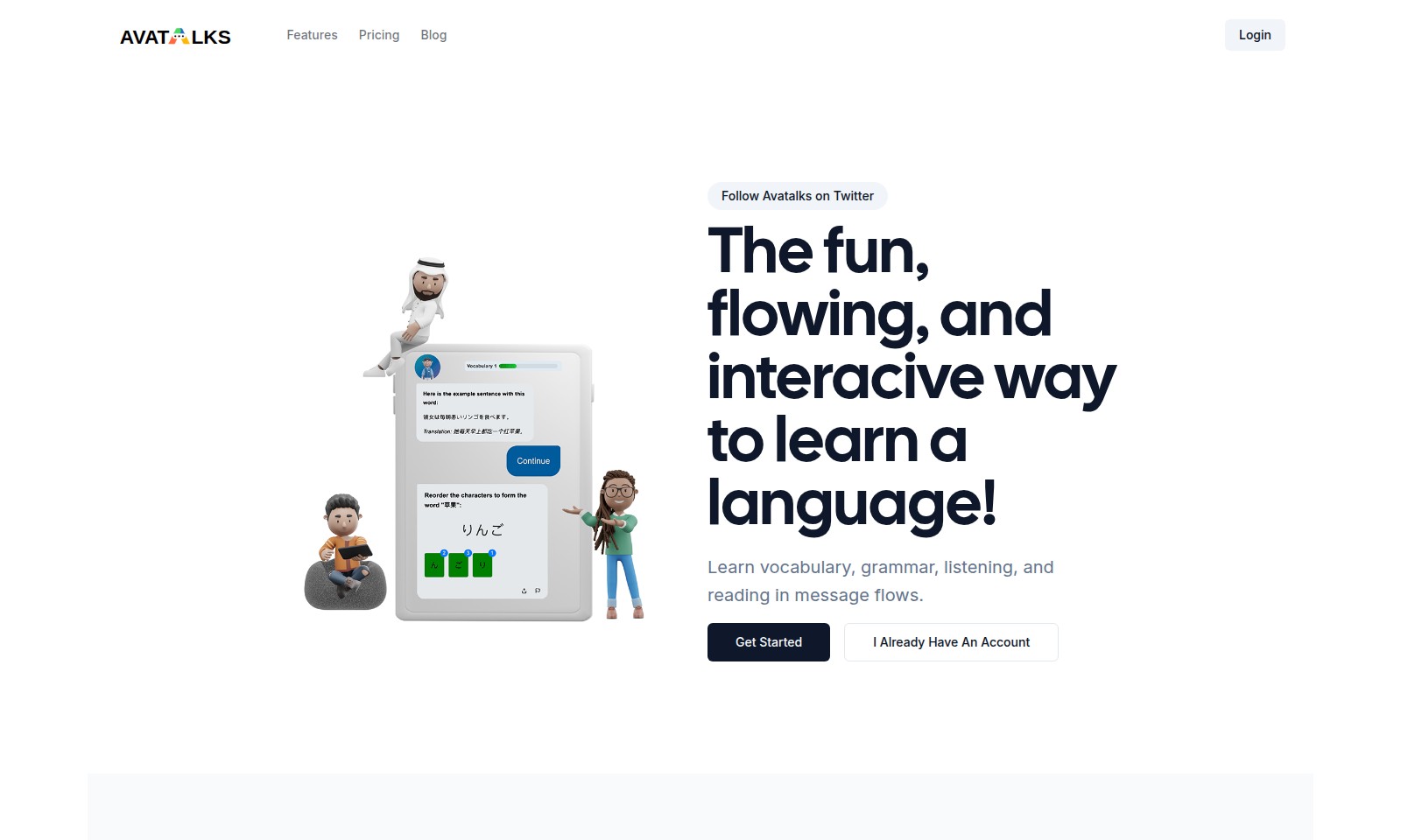 Avatalks Avatalks - Avatalks offers a fun way to learn languages throu