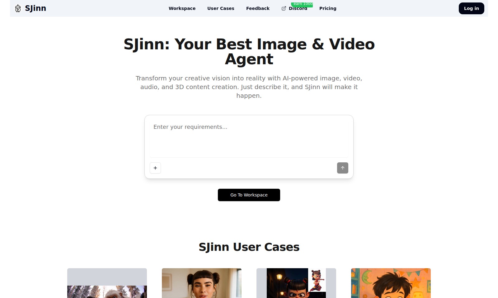 SJinn SJinn - SJinn é uma poderosa ferramenta de IA para criar i