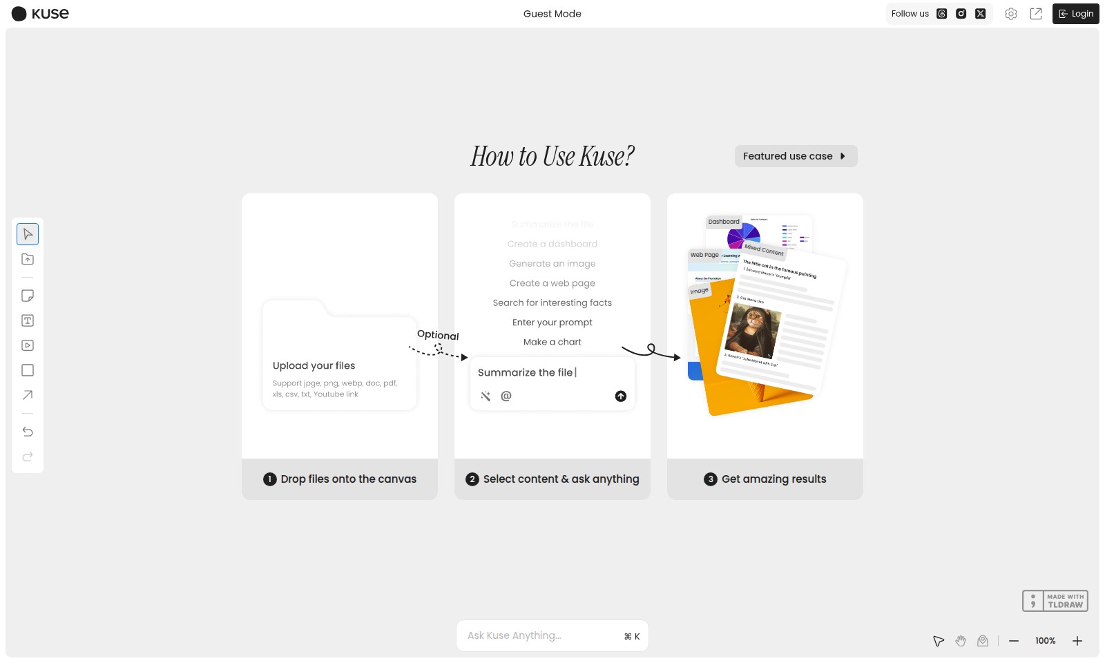 Kuse Kuse - Trang này cung cấp hướng dẫn từng bước về cách sử