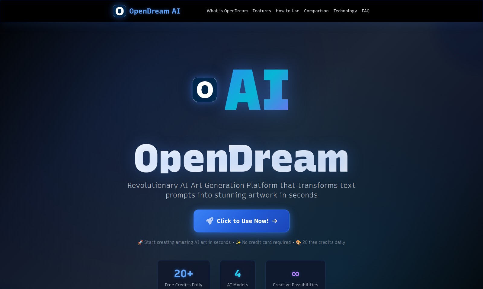 OpenDream AI OpenDream AI - Entdecken Sie OpenDream, eine KI-Kunstplattform, m