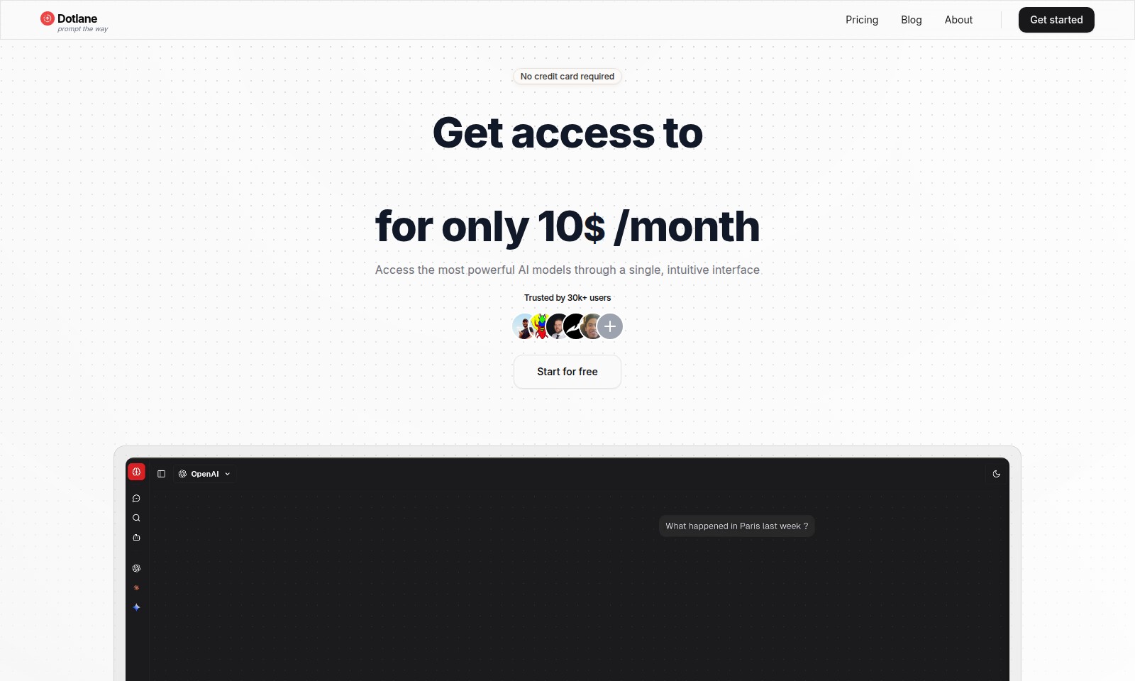 Dotlane Dotlane - Descubra a Dotlane, uma plataforma de IA abrangent