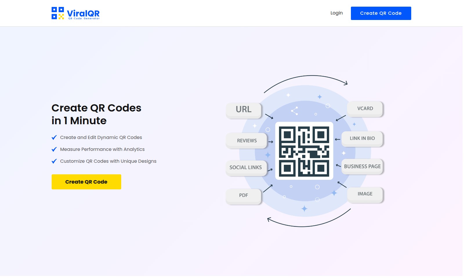 ViralQR ViralQR - ViralQR oferece uma plataforma amigável para criar