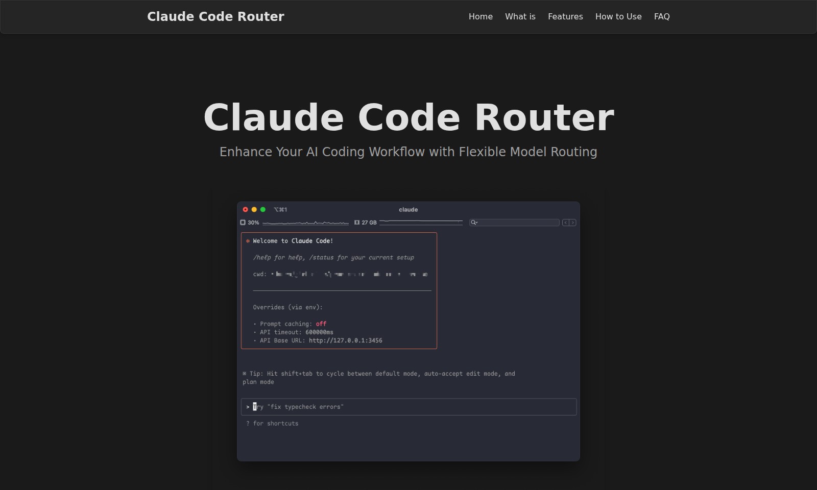 Claude Code Router Claude Code Router - Claude Code Router là một công cụ mở rộng Claude C
