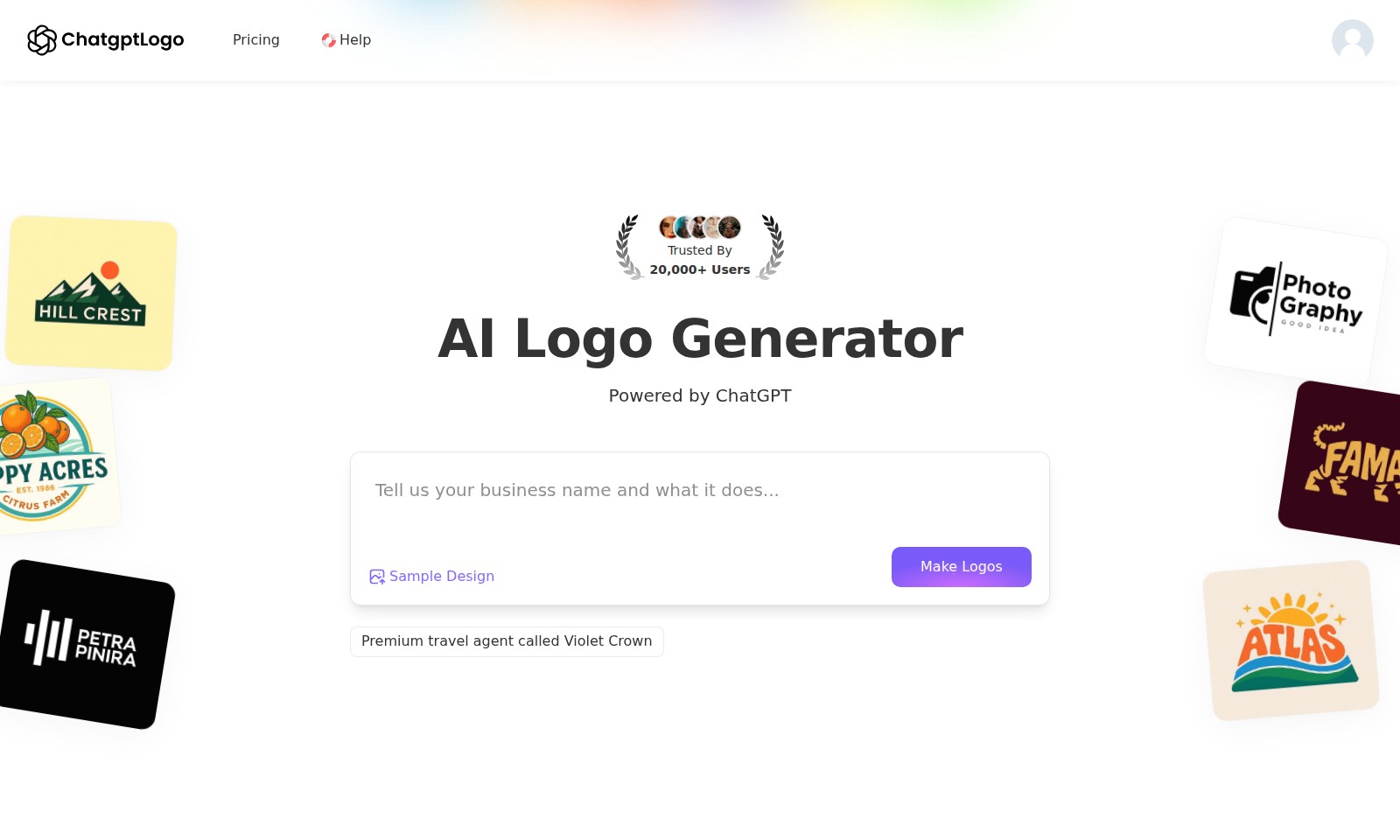 ChatGPT Logo ChatGPT Logo - Explore o design de logotipos impulsionado por IA
