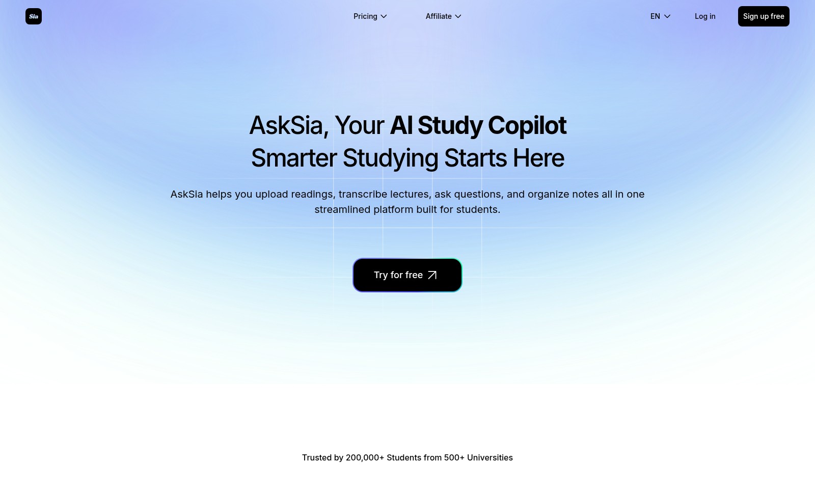 Asksia Asksia - AskSia ajuda os estudantes a simplificar os estudo