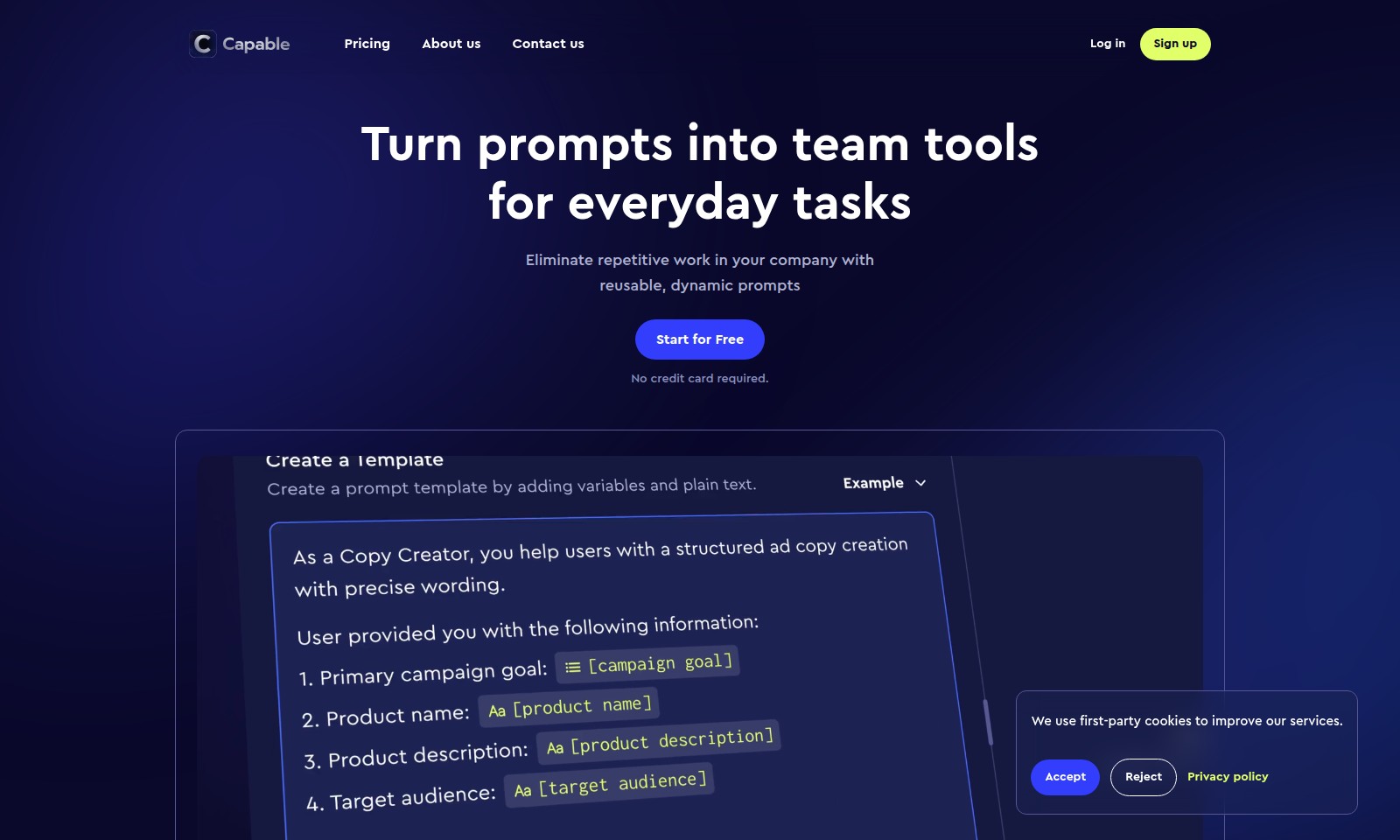 Capable Capable - Capable bietet Tools für Teams, um dynamische Prom