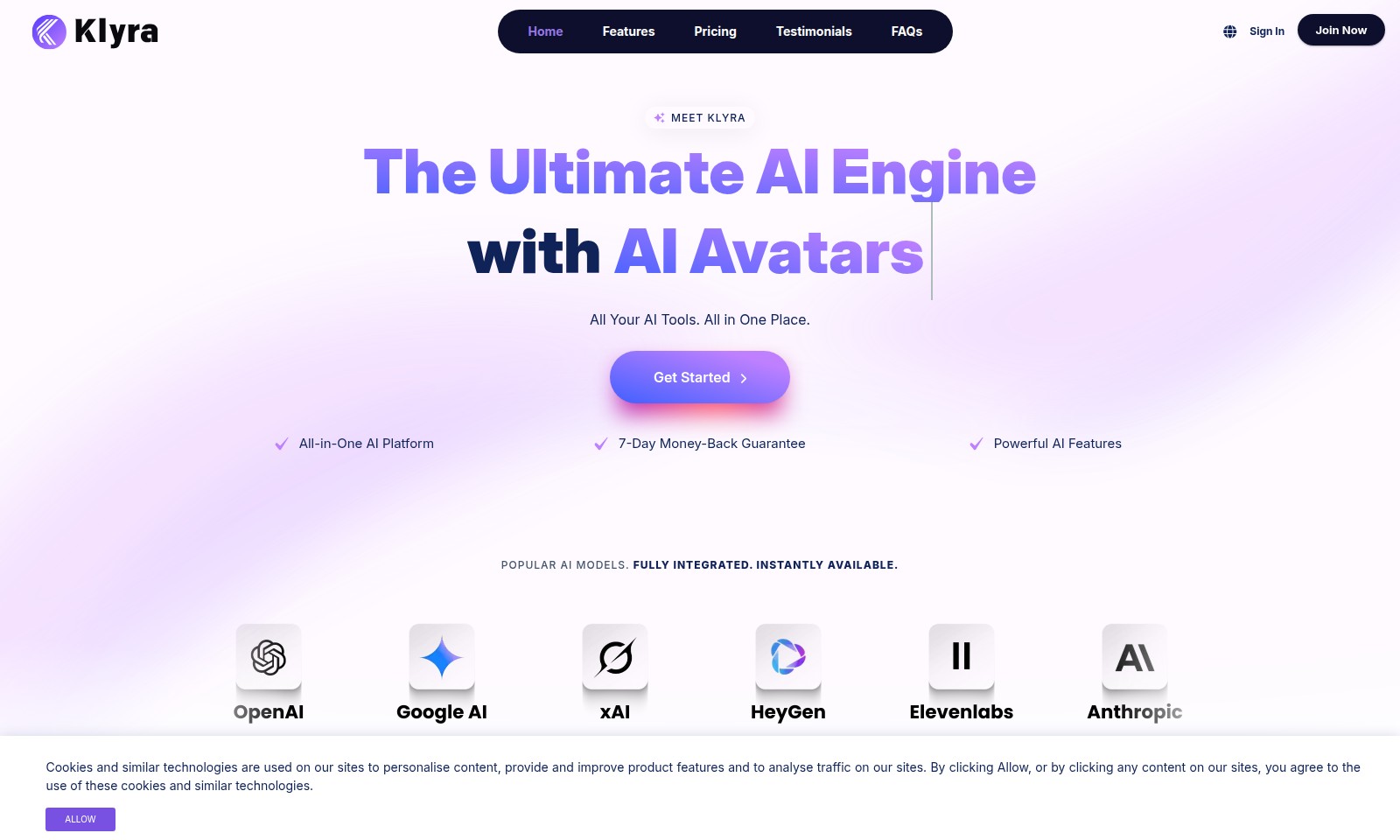 Klyra AI Klyra AI - Klyra combine des outils d'IA puissants pour la cr