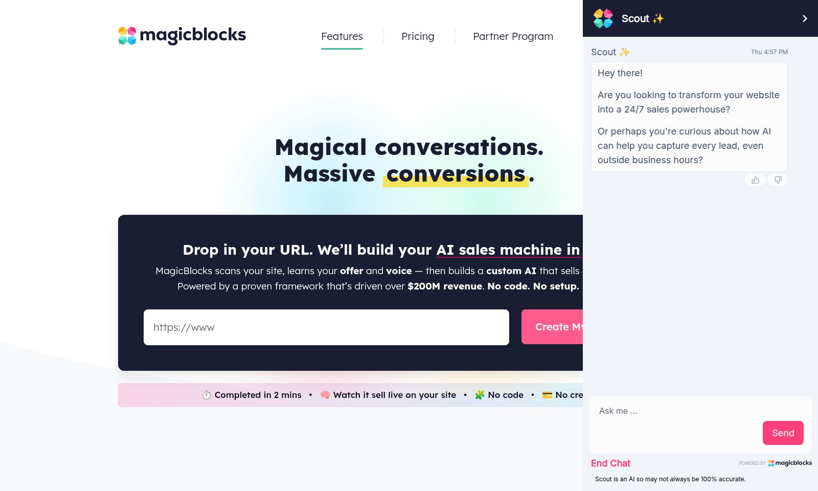 MagicBlocks MagicBlocks - MagicBlocks enables businesses to deploy AI sales