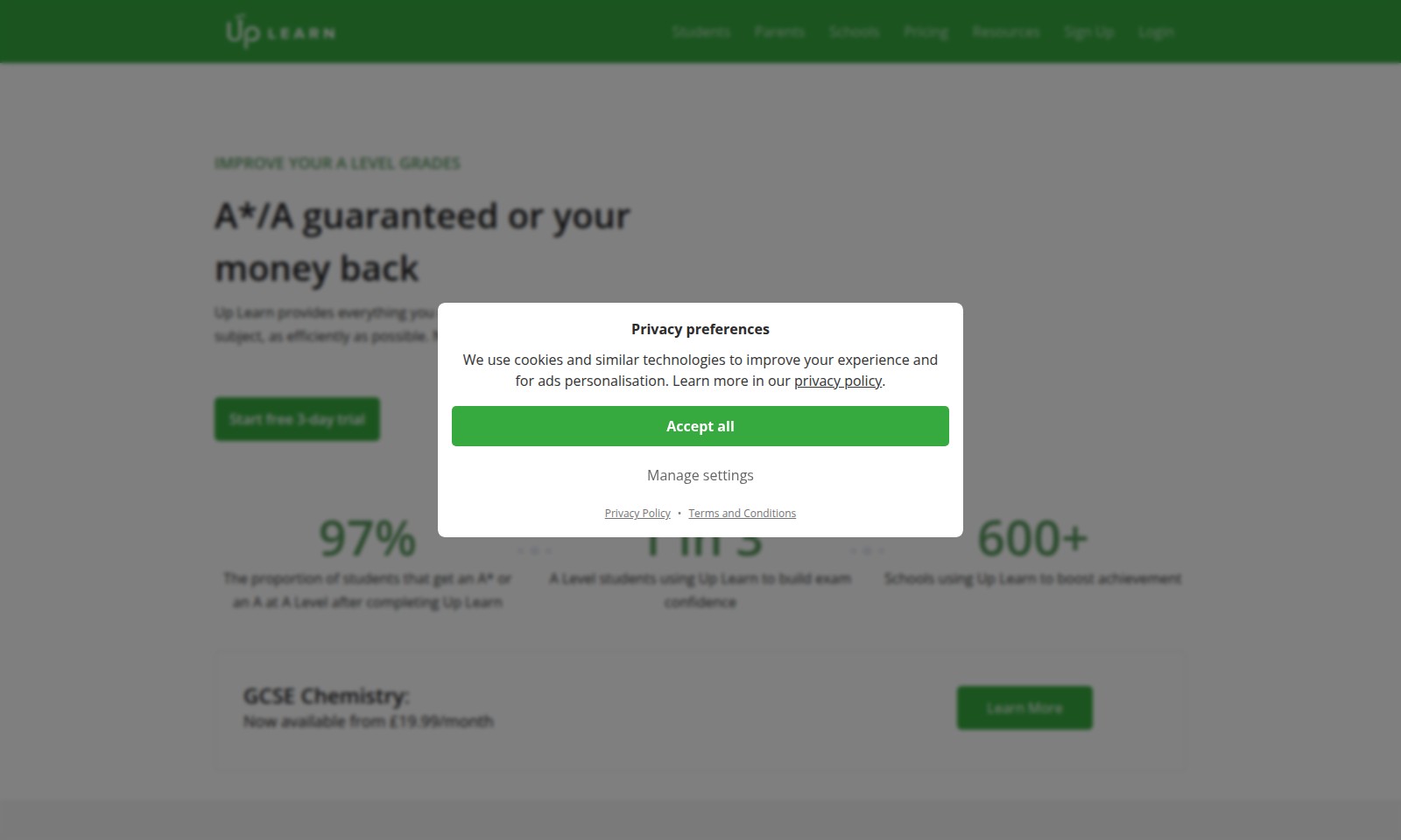 Up Learn Up Learn - Verbessern Sie Ihre A-Level-Noten effizient mit de