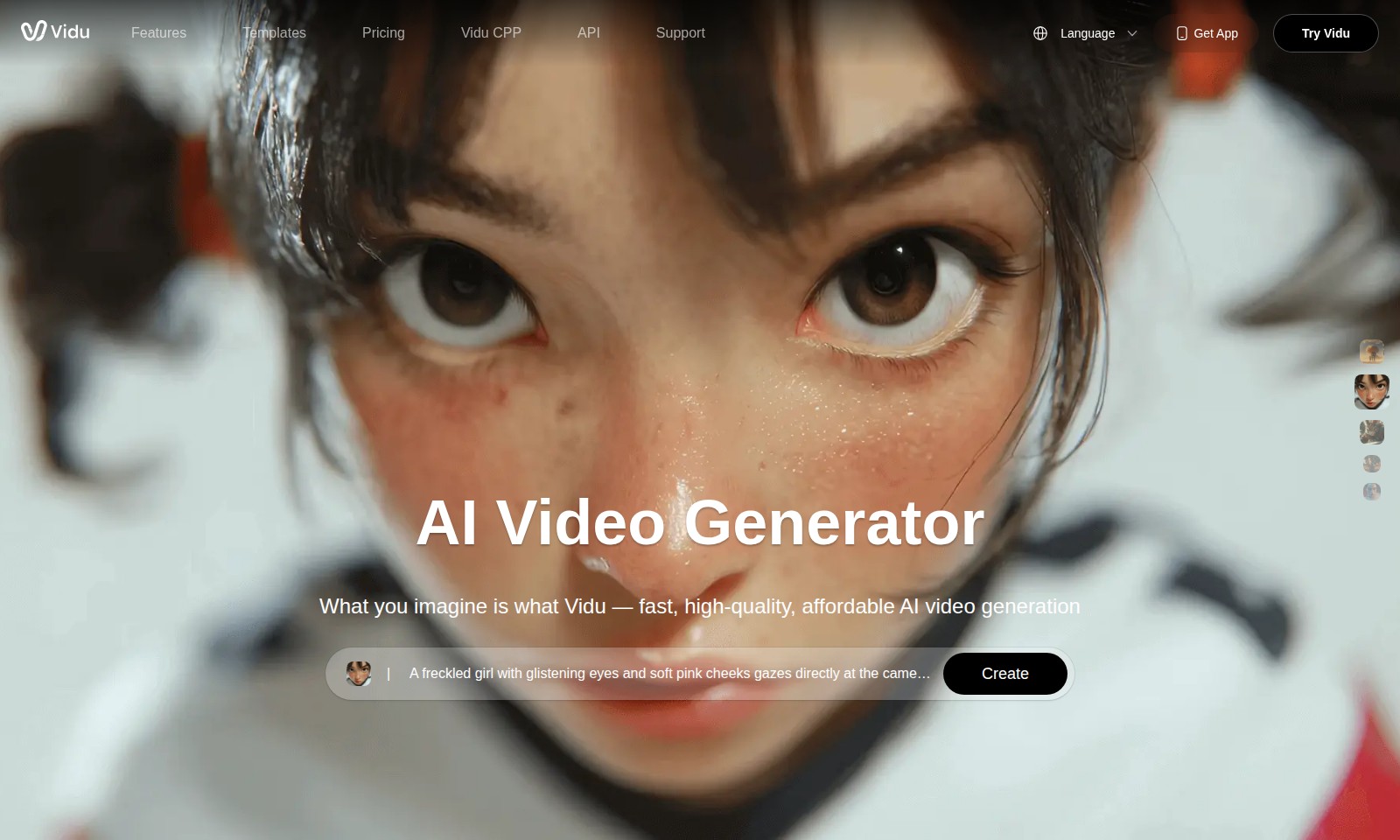 Vidu AI Vidu AI - Vidu is a cutting-edge AI video generator that sim
