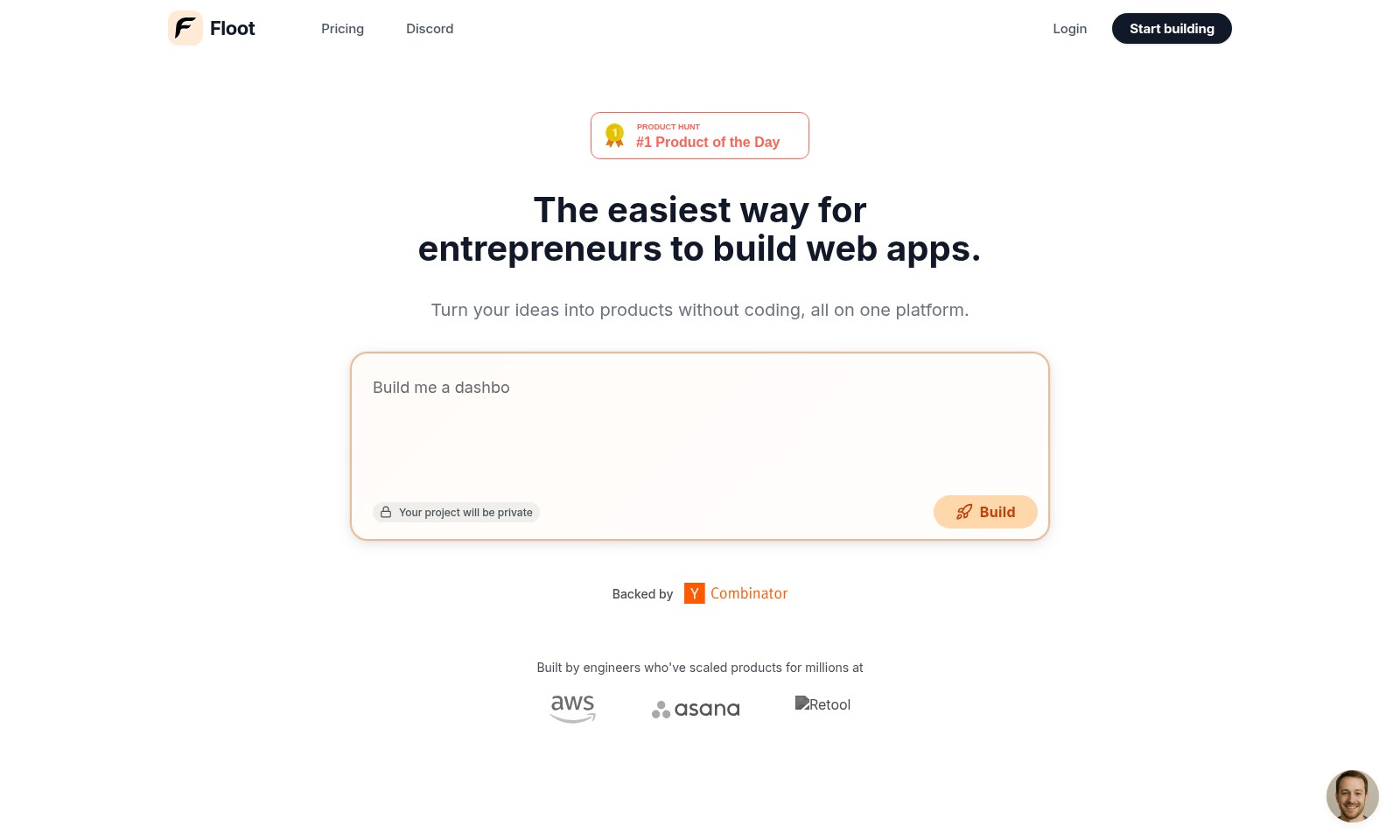 Floot Floot - Floot empowers entrepreneurs to create web apps ef