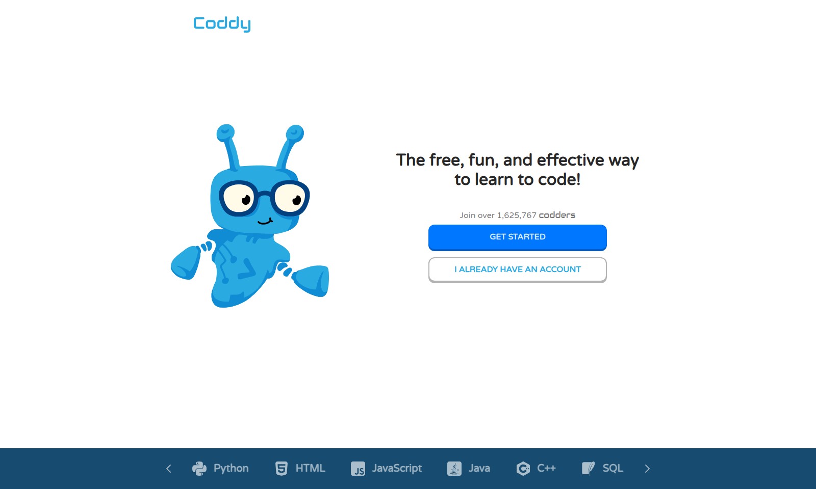 Coddy Coddy - Coddy bietet eine ansprechende Plattform, um Progr