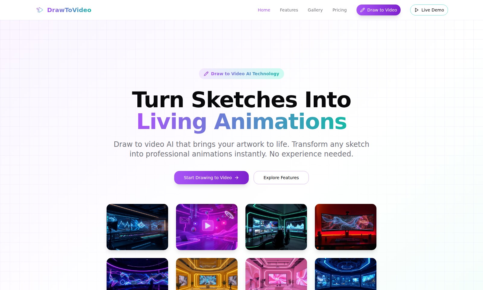 Draw to Video Draw to Video - Draw to Video ist eine KI-gestützte Plattform, die