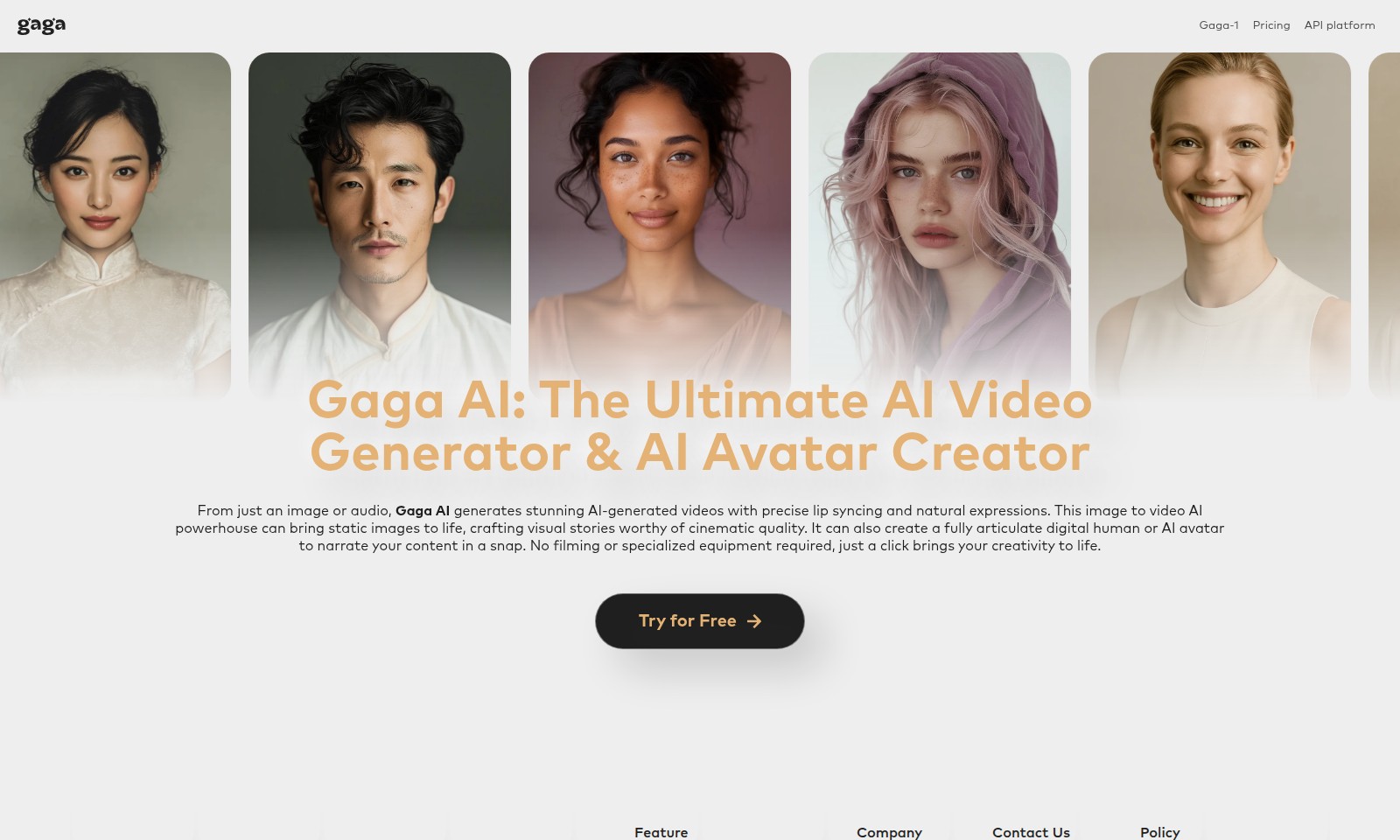 Gaga Gaga - Gaga AI transforma imagens e áudios em vídeos de q