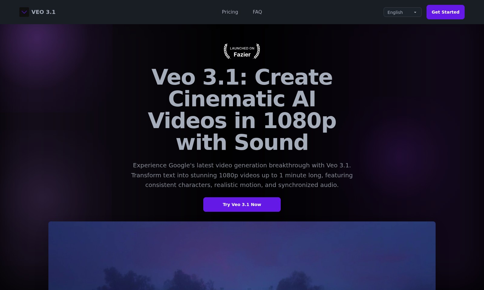 VEO 3.1 VEO 3.1 - Veo 3.1 est le dernier outil d'IA de Google pour g