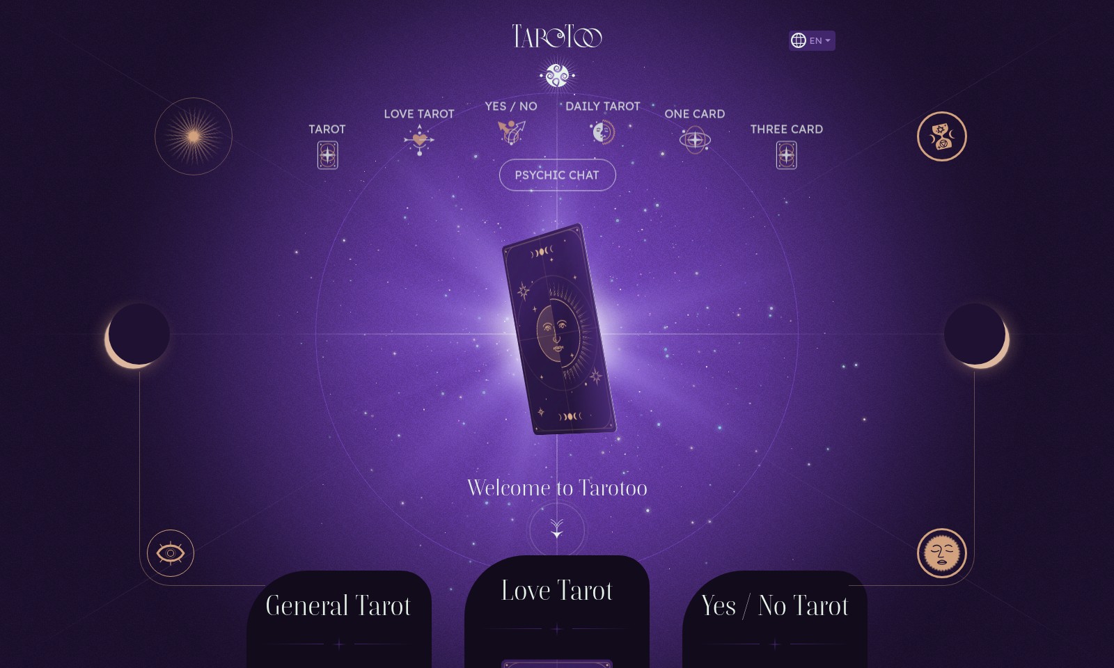 Tarotoo Tarotoo - Tarotoo offers 100% free online tarot readings wit