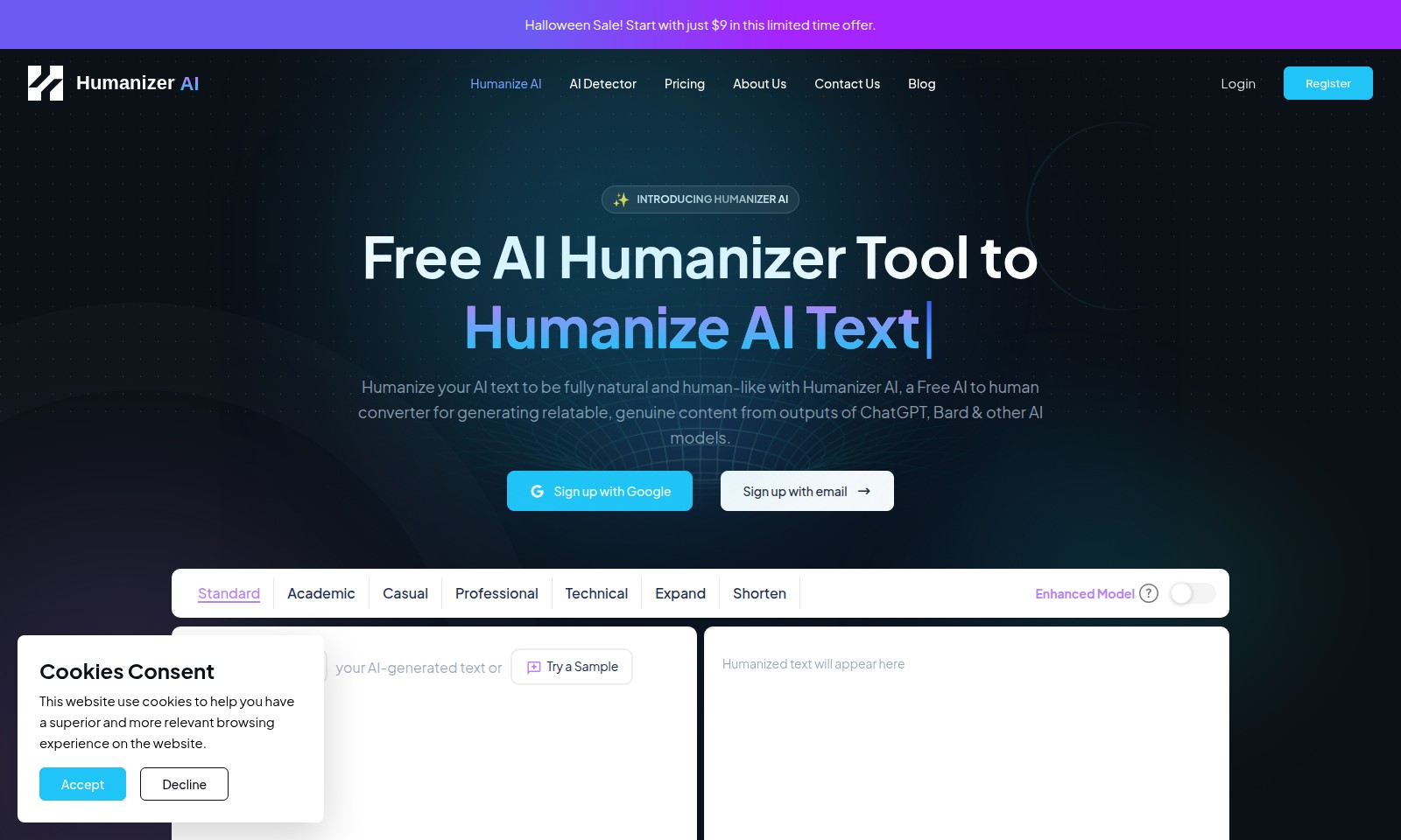 Humanizer AI Humanizer AI - Humanizer AI ist ein kostenloses Tool, das dazu en