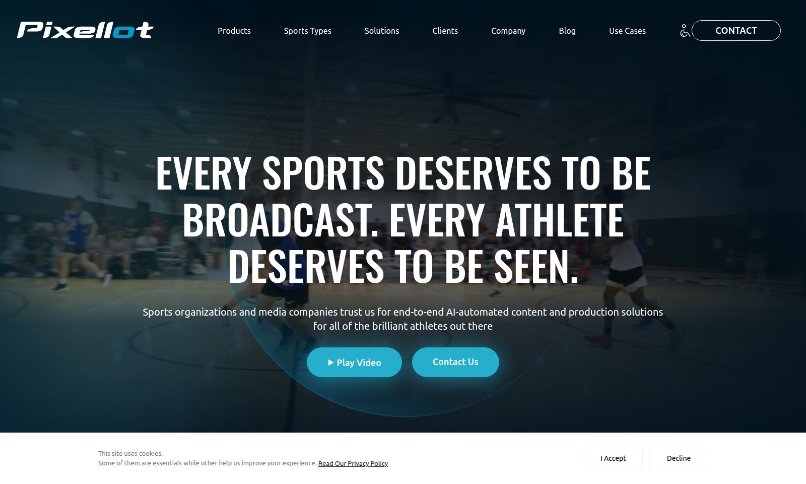 Pixellot Pixellot - Pixellot enables sports organizations to broadcast