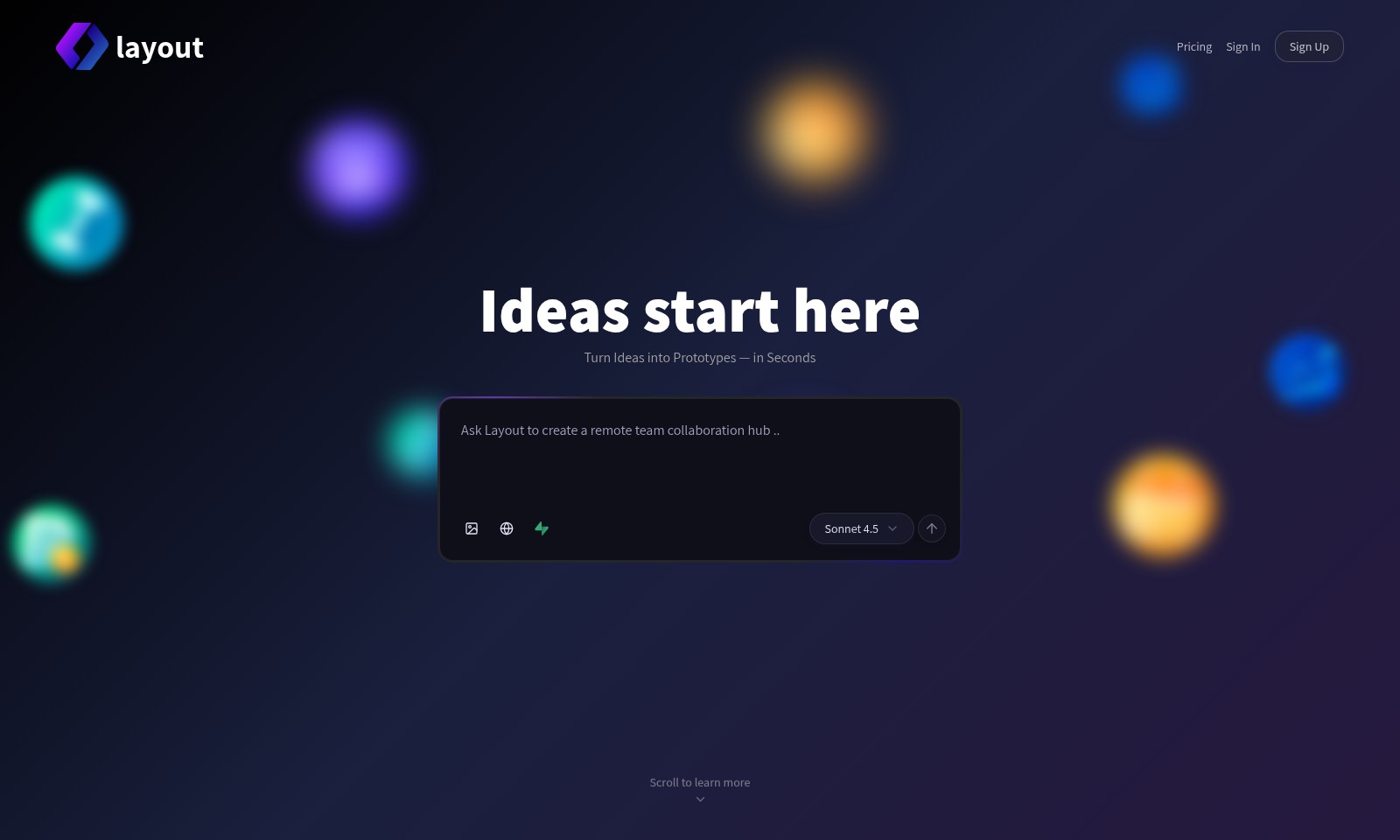 Layout Layout - Layout ermöglicht ein schnelles Prototyping von Id