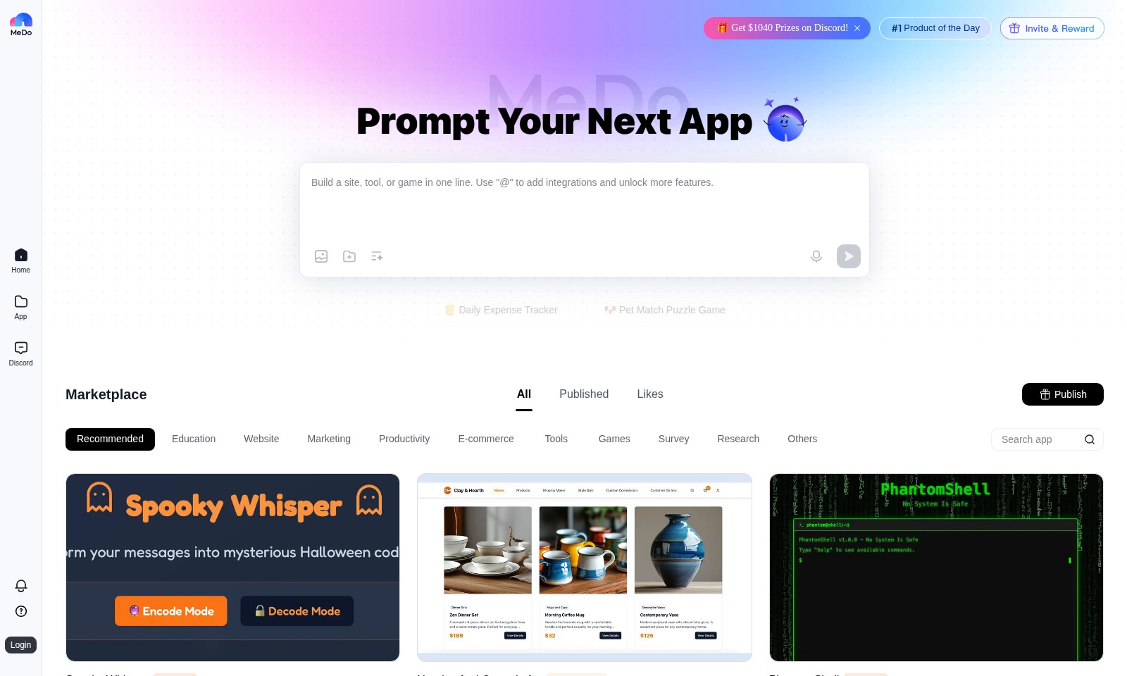 MeDo MeDo - Eine umfassende Plattform, die beliebte Apps und S