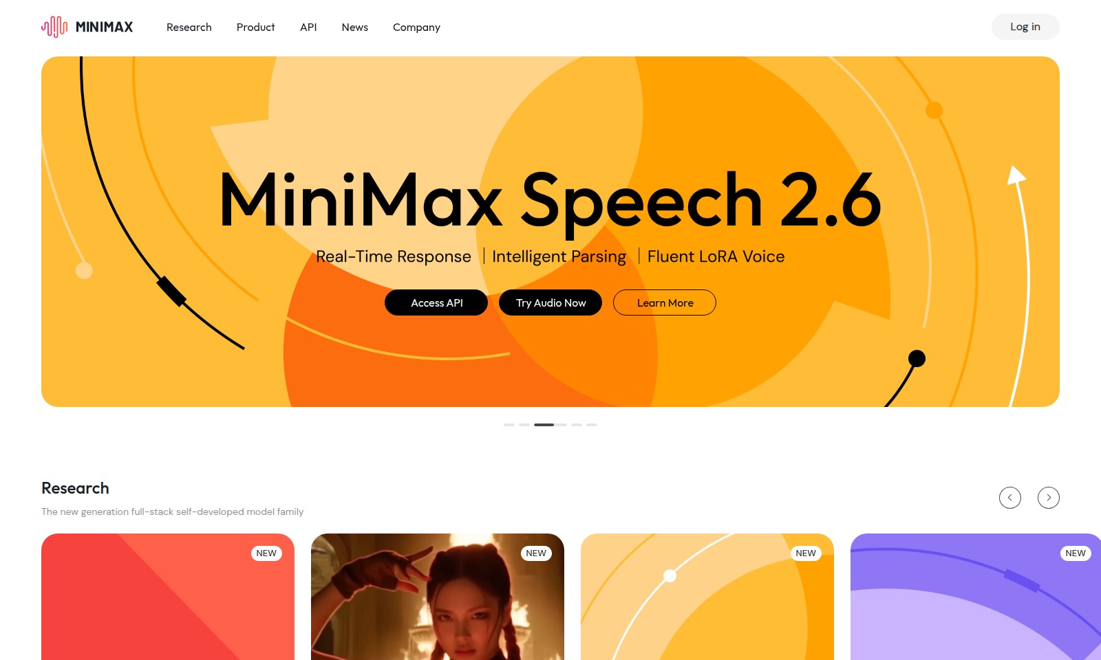 MiniMax Audio MiniMax Audio - MiniMax는 개발자와 사용자를 위해 맞춤 제작된 고급 비디오, 오디오 및 음성 모델을