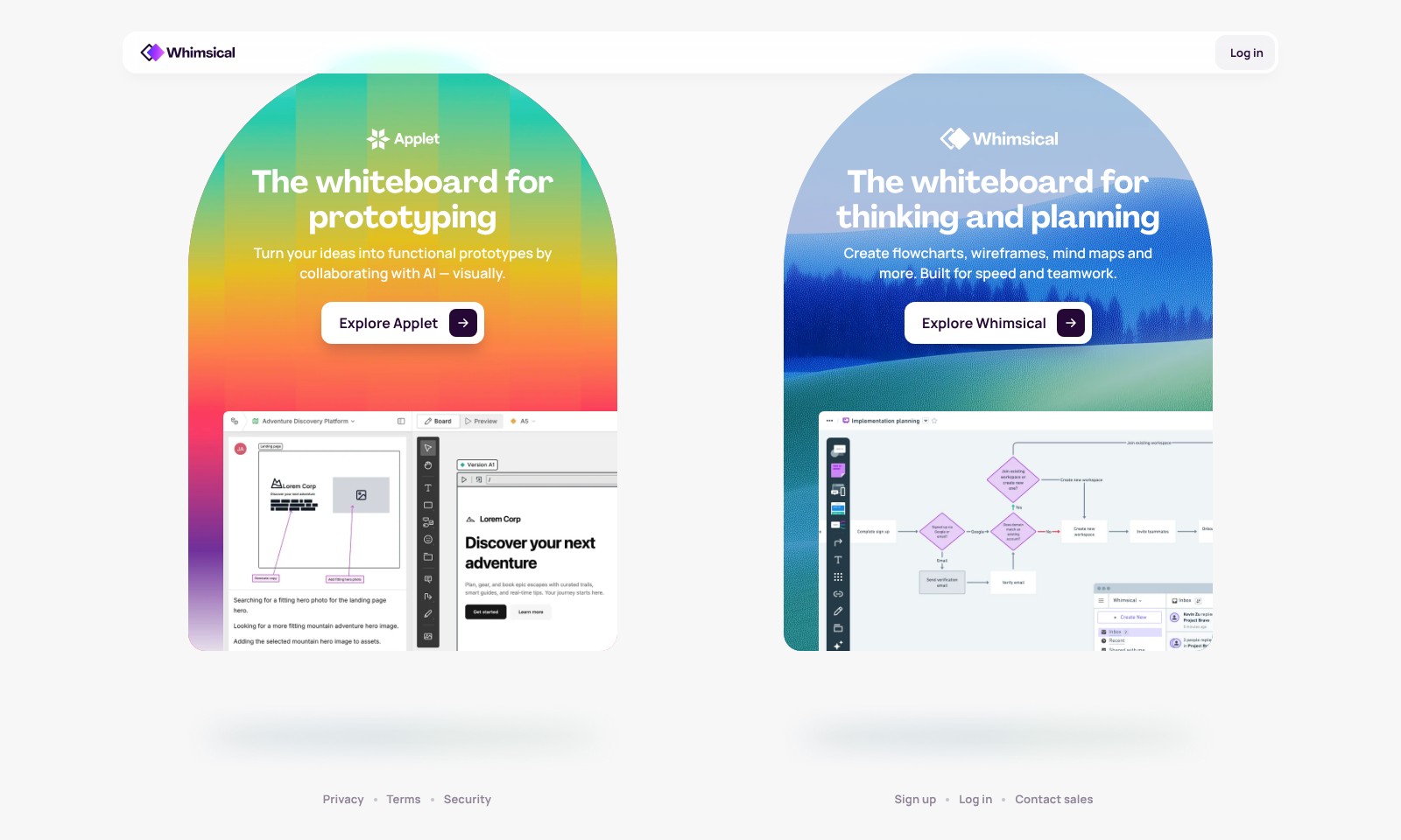 Whimsical Whimsical - Applet ist eine kollaborative Whiteboard-Plattform