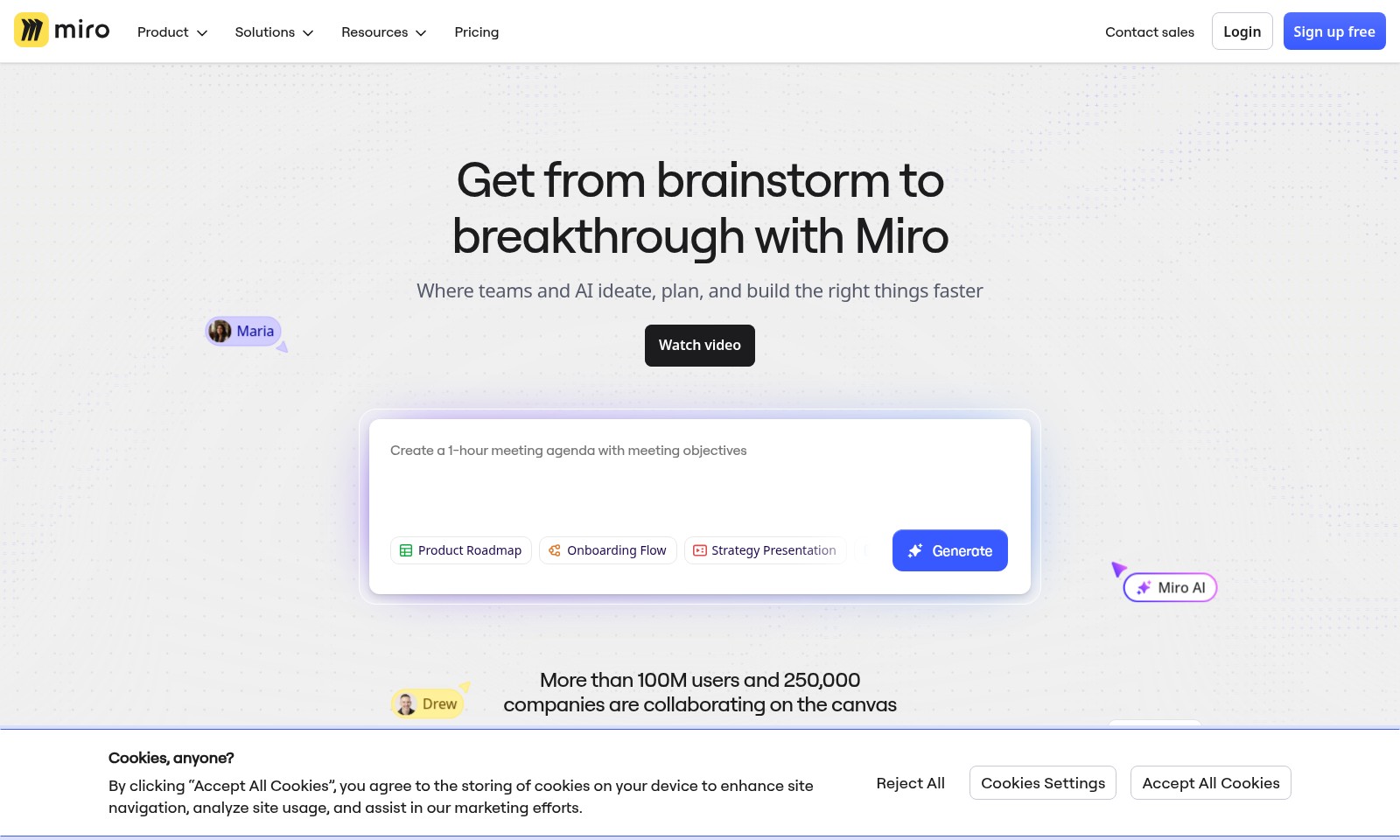 Miro Miro - Entdecken Sie die Möglichkeiten des AI Innovation
