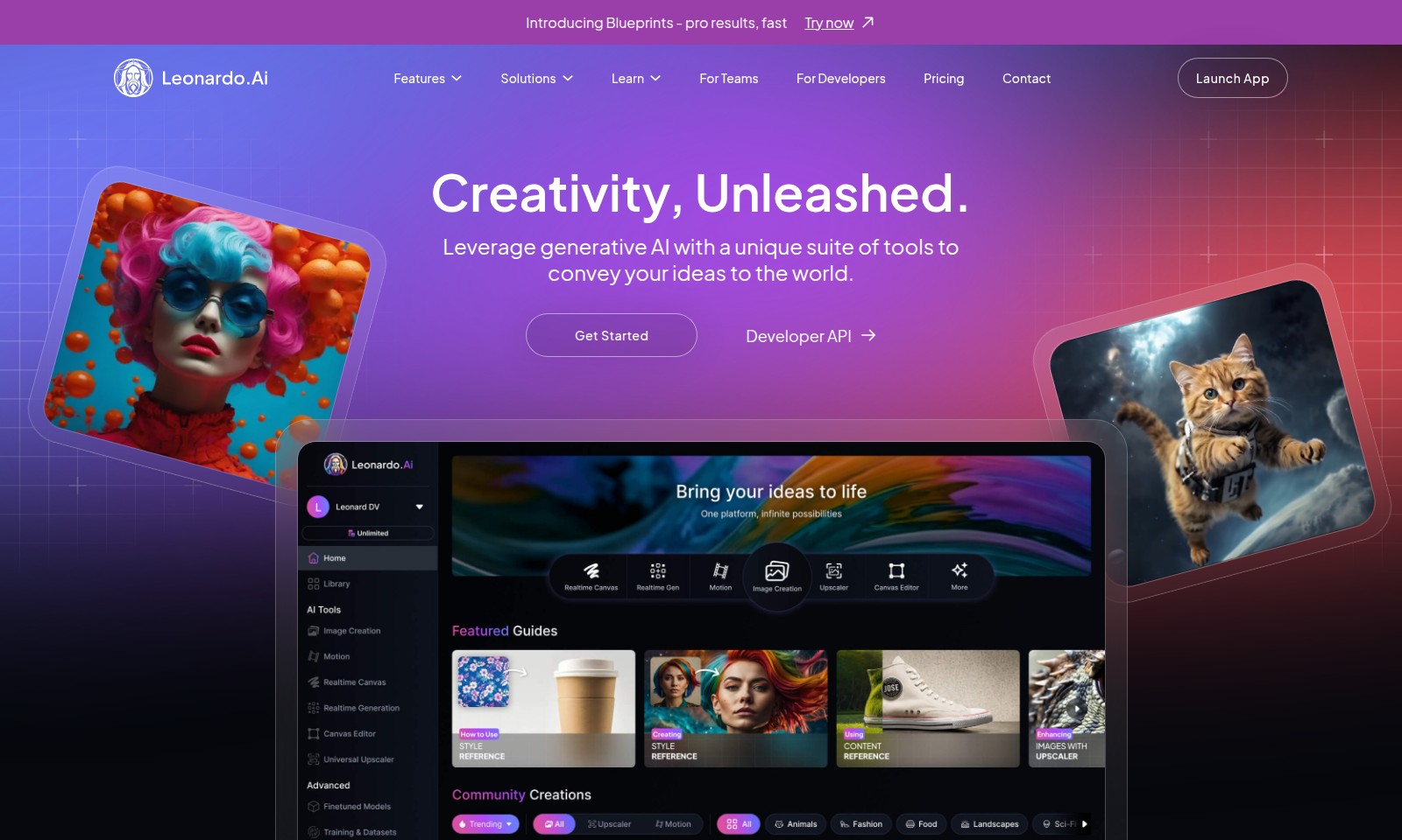Leonardo.Ai Leonardo.Ai - Leonardo.Aiは、クリエイター向けに高度なAIツールを提供しており、比類のない速度と品質でプ