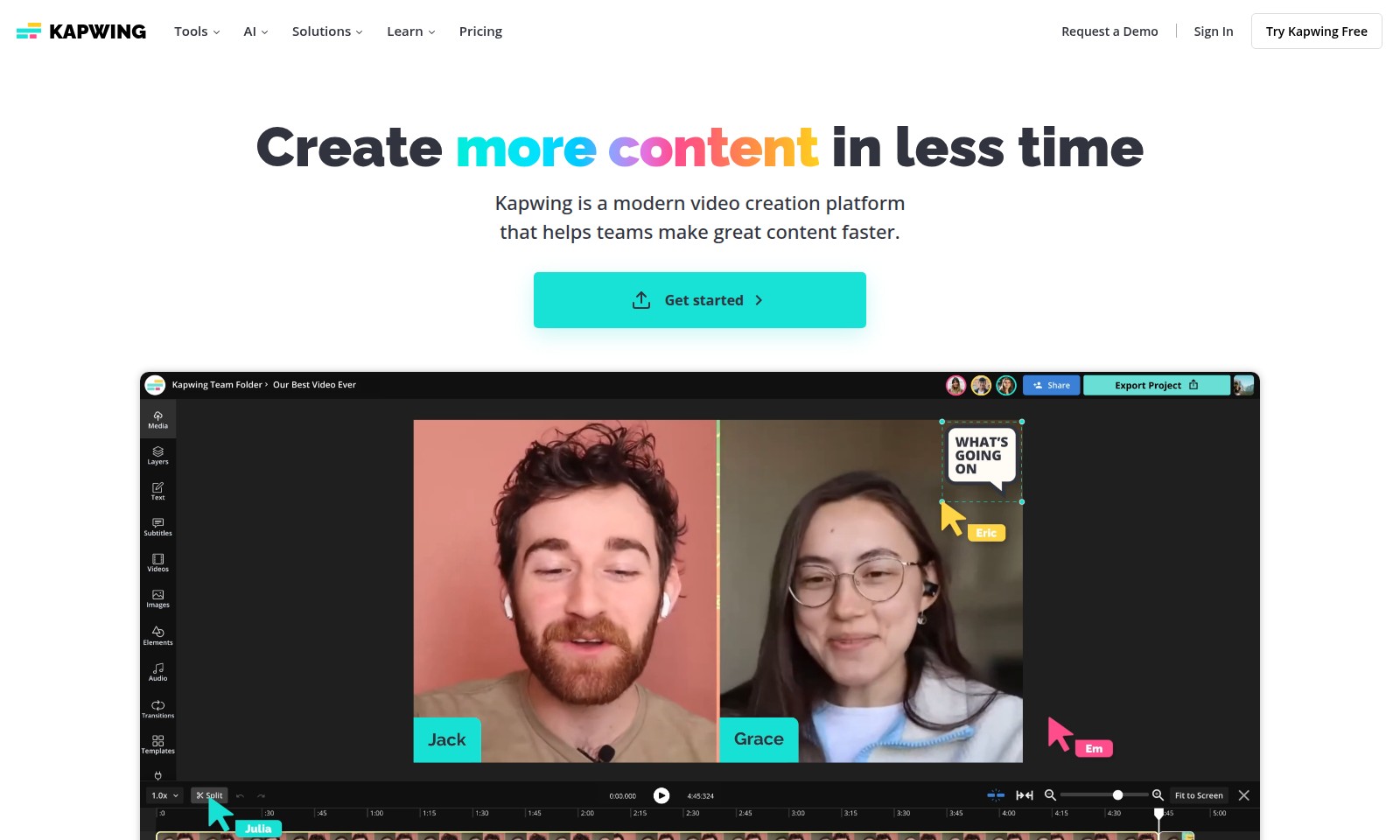 Kapwing Kapwing - Kapwing est une plateforme moderne de création vid