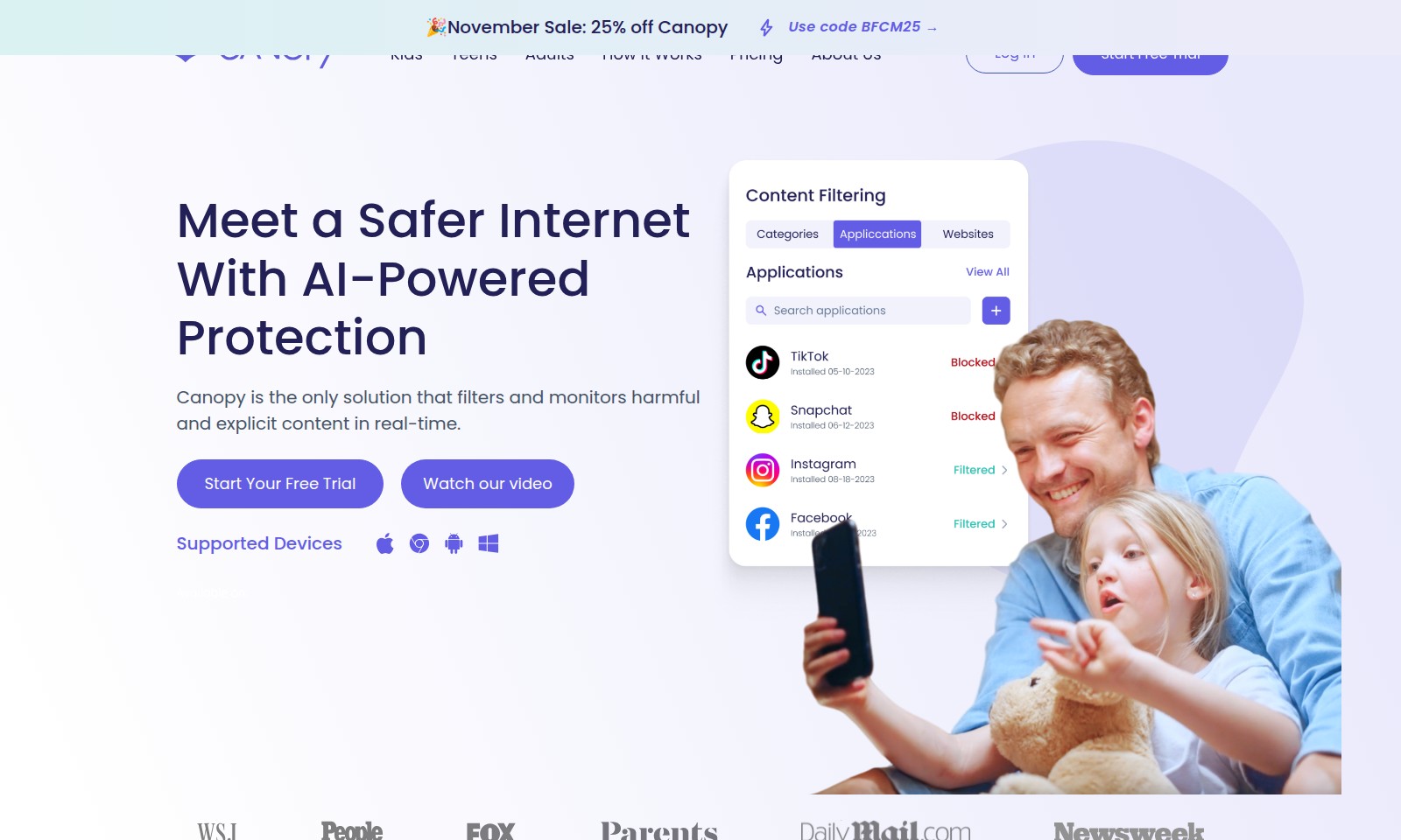 Canopy Canopy - Canopy offre un filtrage et une surveillance en te