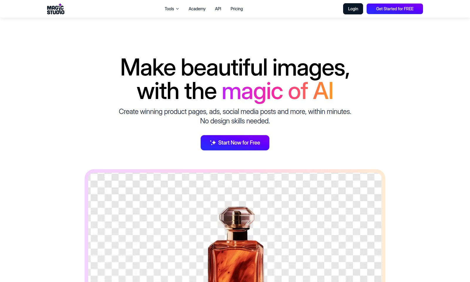 Magic Studio Magic Studio - MagicStudio permite a los usuarios generar y edita