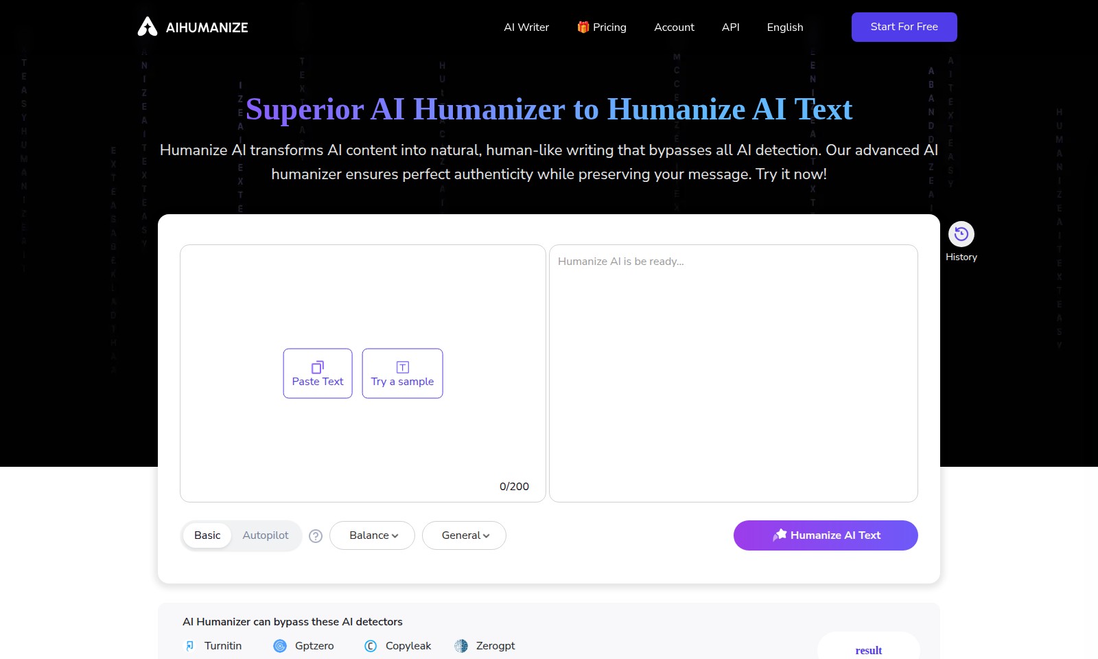 AI Humanize AI Humanize - A AI Humanize oferece ferramentas avançadas para c