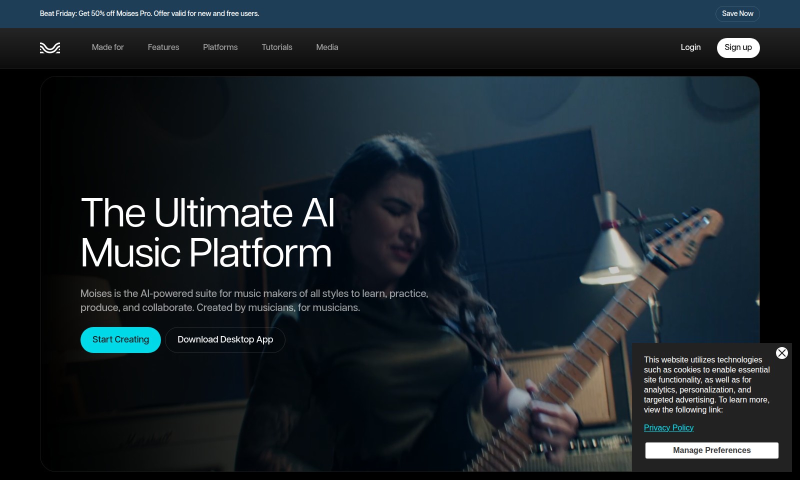 Moises Moises - Moises offers tools to create, isolate, and enhanc