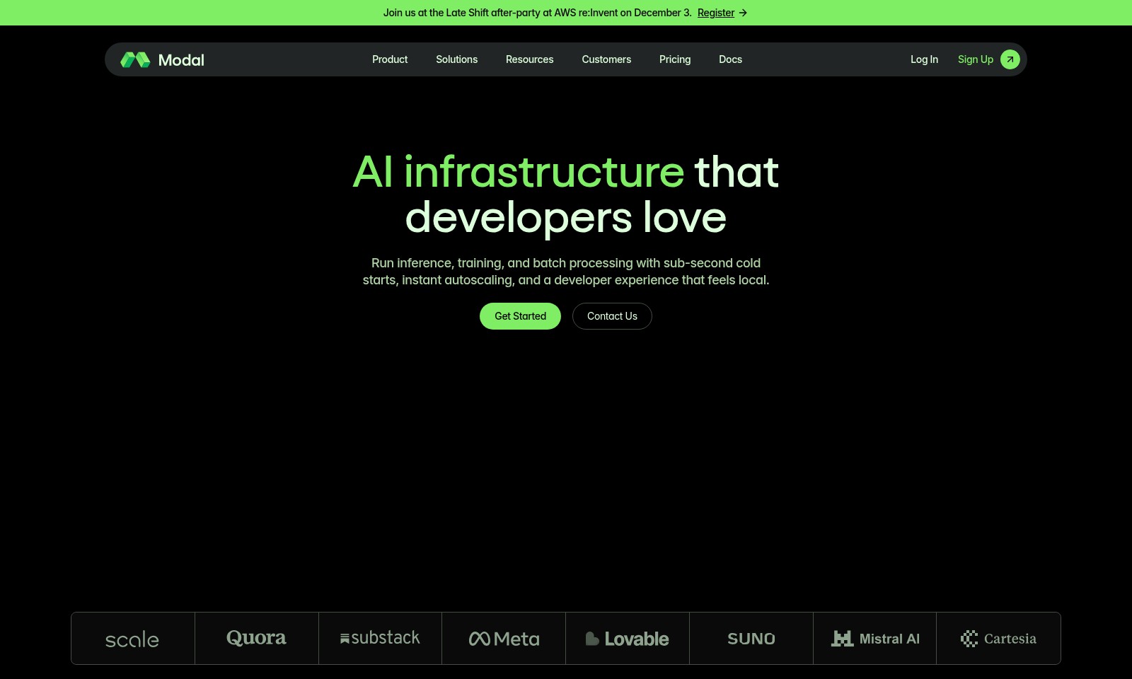 Modal Modal - A Modal oferece uma poderosa infraestrutura de IA