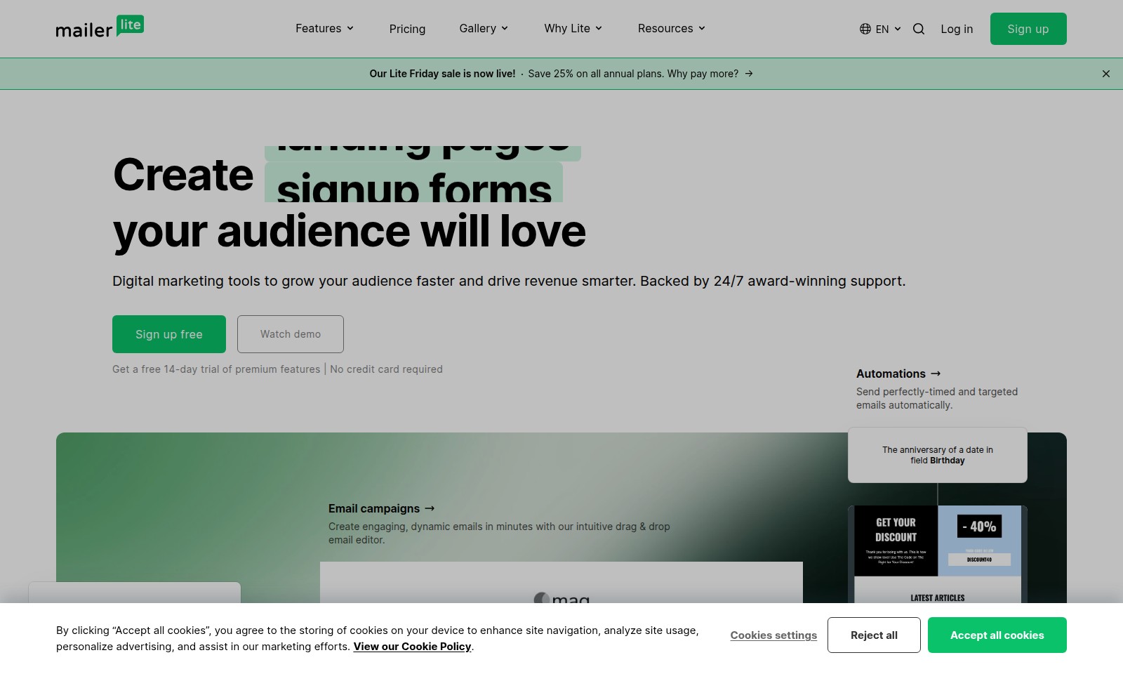 MailerLite MailerLite - MailerLite propose des outils de marketing numériq